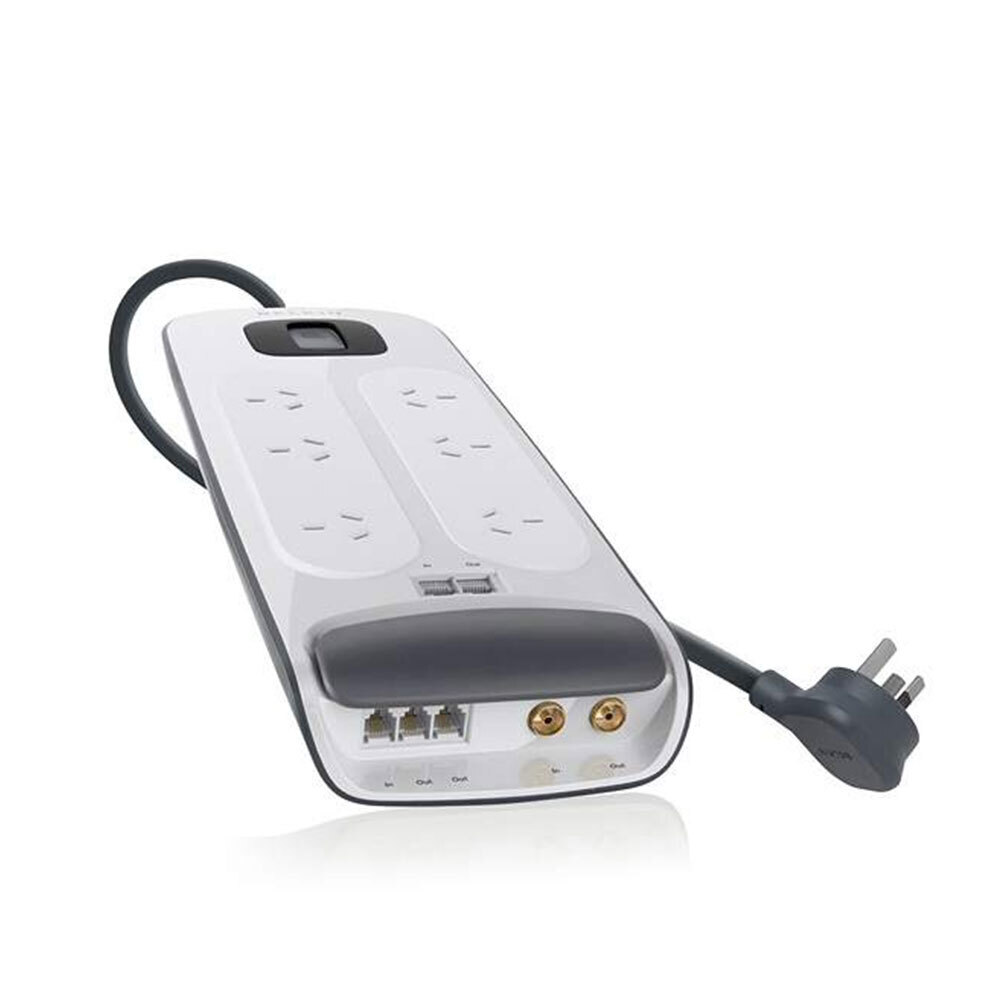 Belkin 6 Way 3m Outlet Surge Protector Power Board Protection 722868806418 eBay