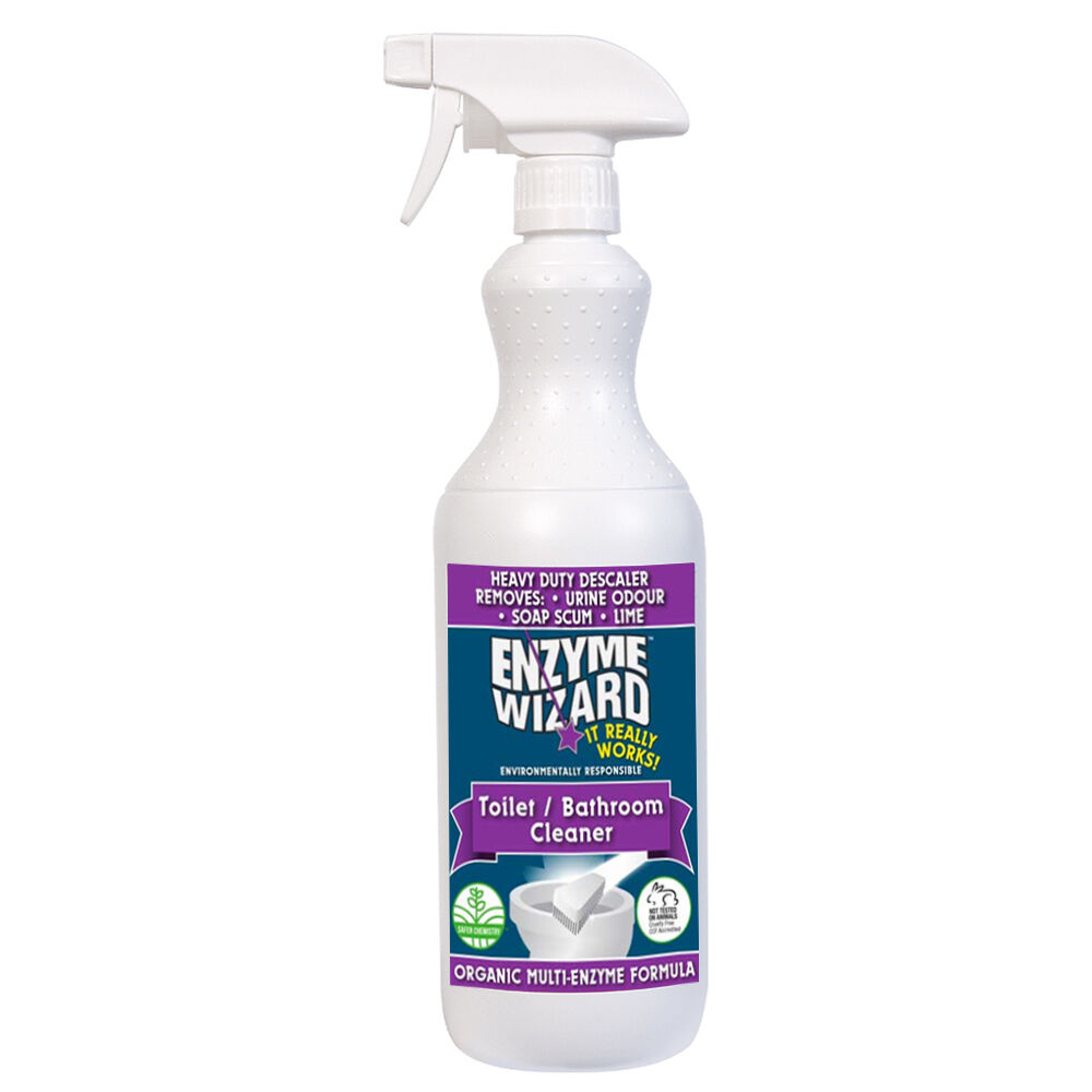 Enzyme Wizard Toilet Bowl 1L Spray Urine Odour/Soap Scum/Lime Remover