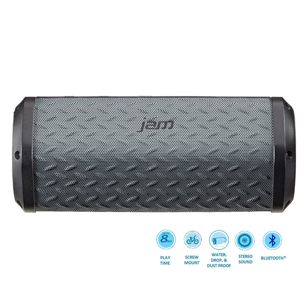JAM Xterior Plus Portable Bluetooth Wireless Speaker Rugged Waterproof