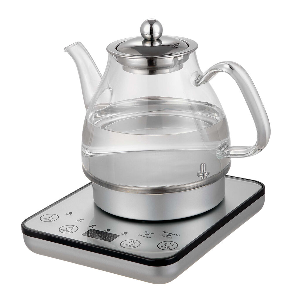 Healthy Choice 1.2L 800W Electric Digital Glass Kettle w/ Tea Infuser