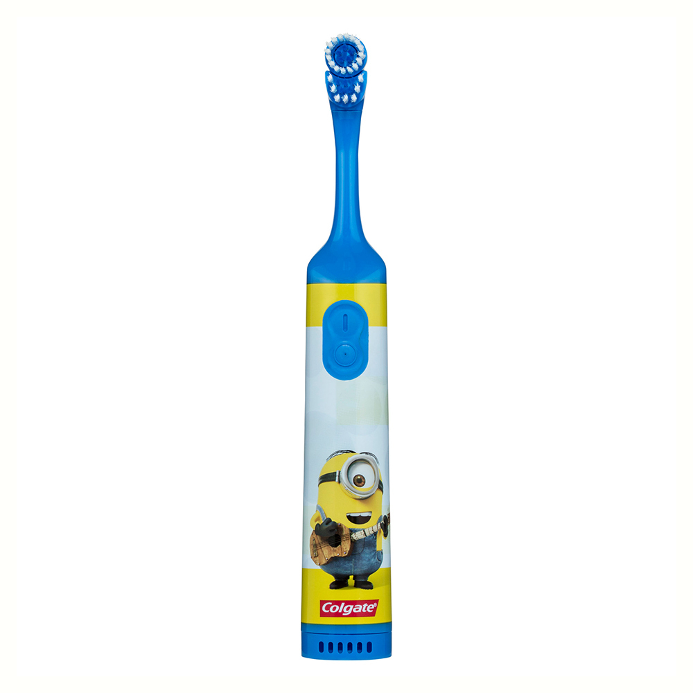 Colgate 3y+ Minion Kids Battery Toothbrush Extra Soft Bristles/Timer