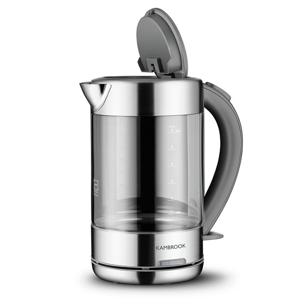 Kambrook KKE760CLR 1.5L 2200W Strength/Clarity Glass Cordless/Electric