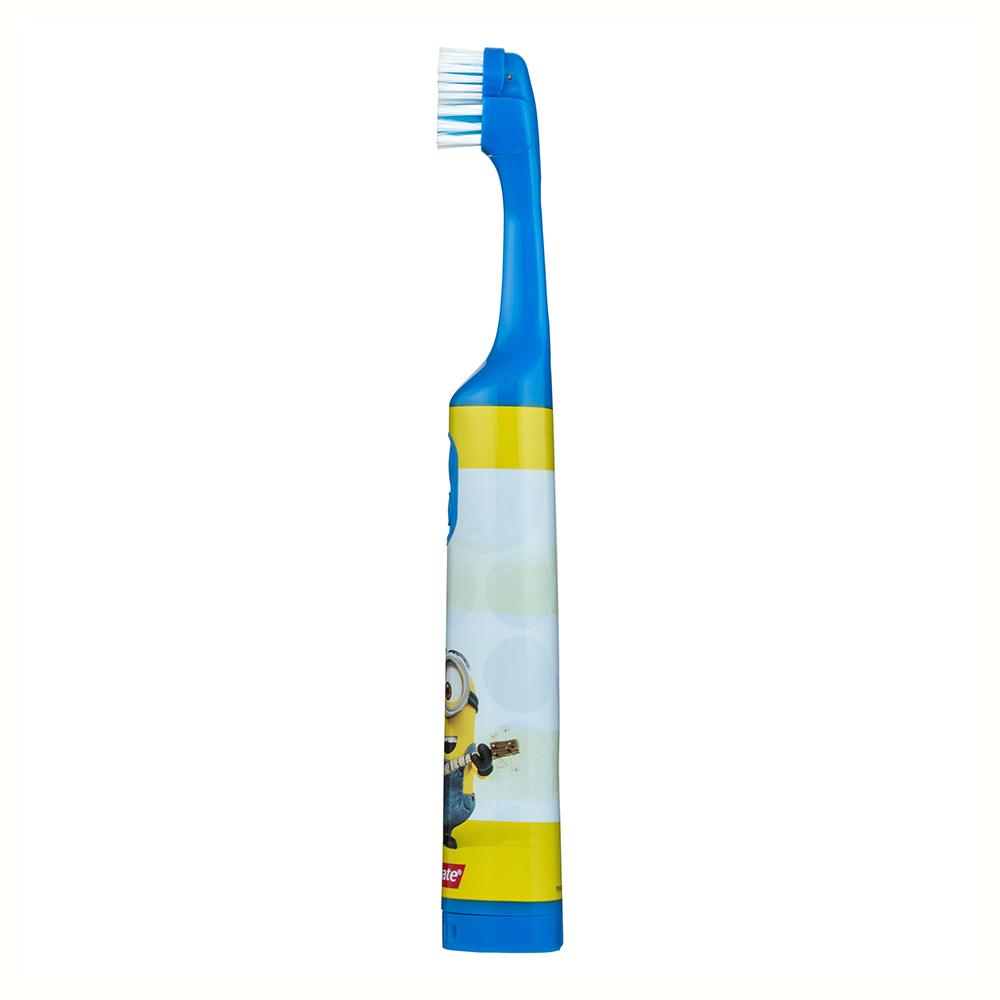 Colgate 3y+ Minion Kids Battery Toothbrush Extra Soft Bristles/Timer