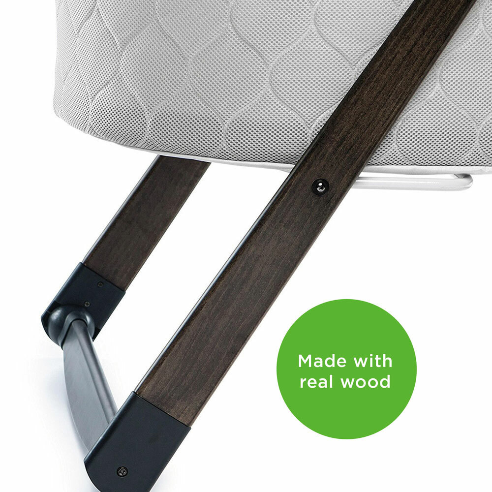 ingenuity bassinet foldaway wood