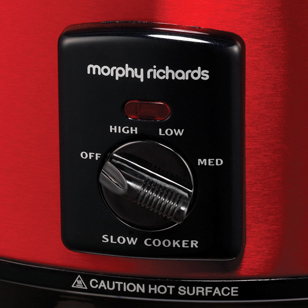 morphy richards 6 piece storage set red