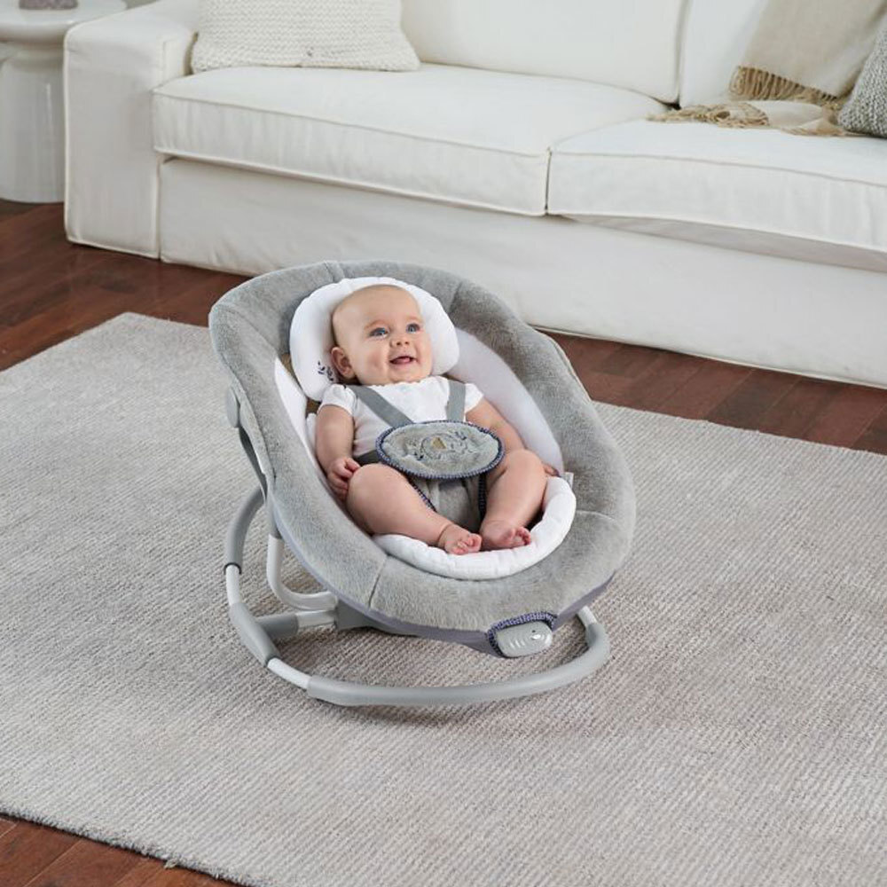 Ingenuity 2in1 Inlighten Portable Infant Cradling Rocker Baby Swing
