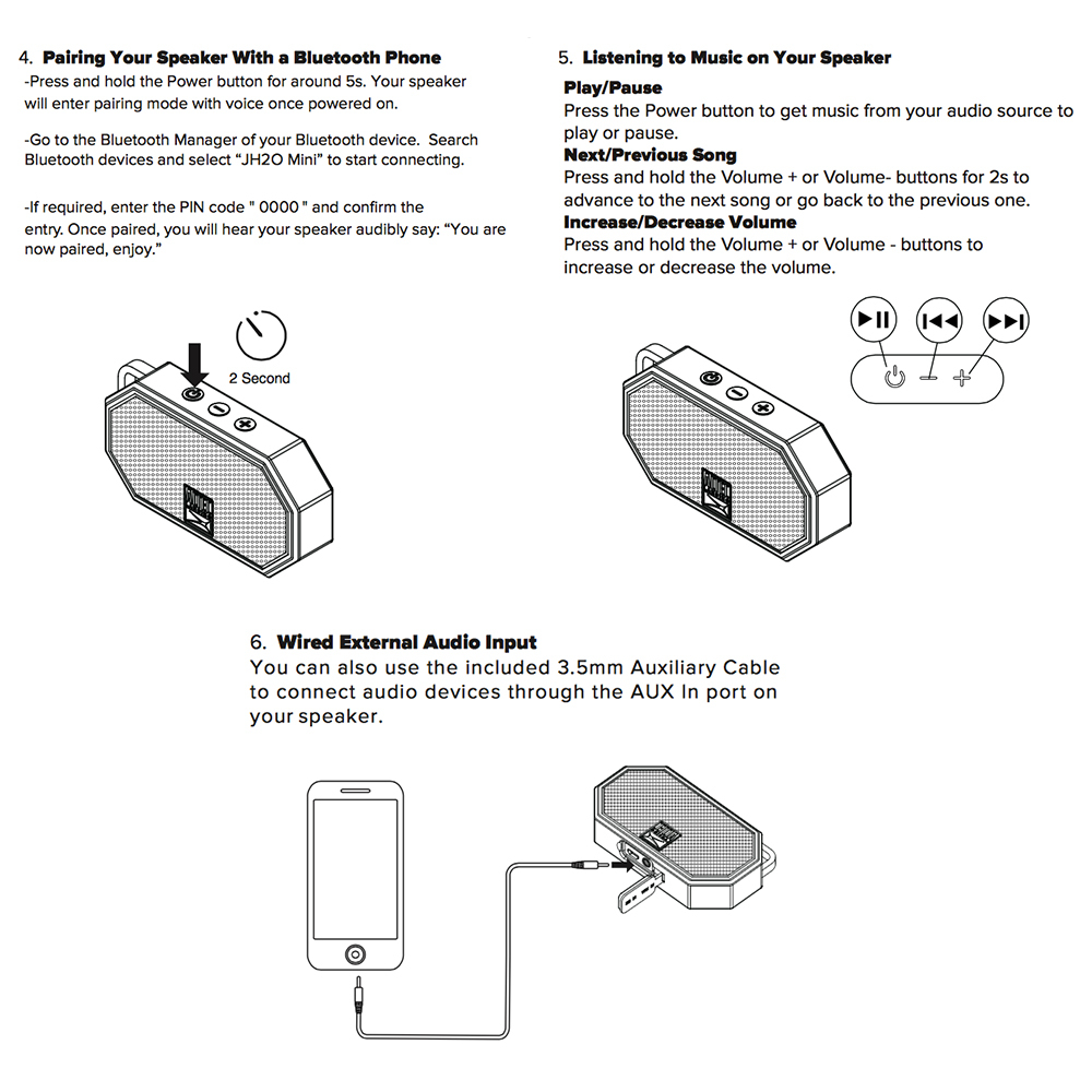 Overlay Galaxy Tech: Altec Lansing Mini H20 Wont Pair