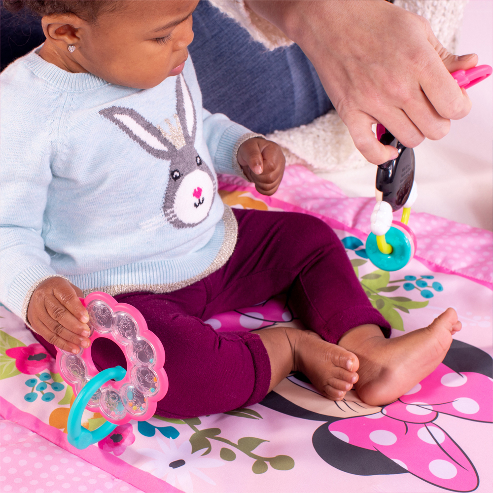 Bright Starts 0m+ Baby/Infant Tummy Time Prop Play Mat Rattles/Toys eBay