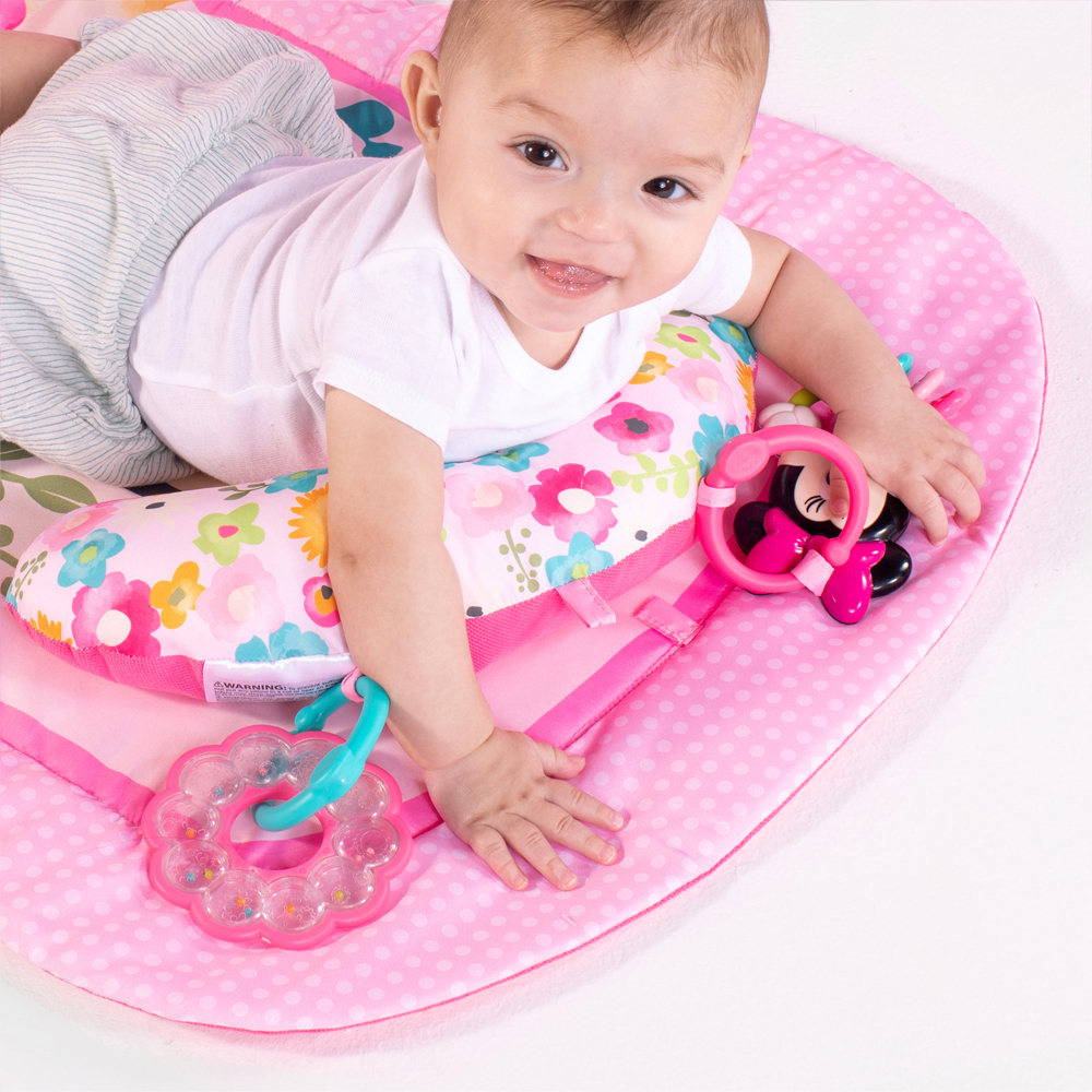 Bright Starts 0m+ Baby/Infant Tummy Time Prop Play Mat Rattles/Toys