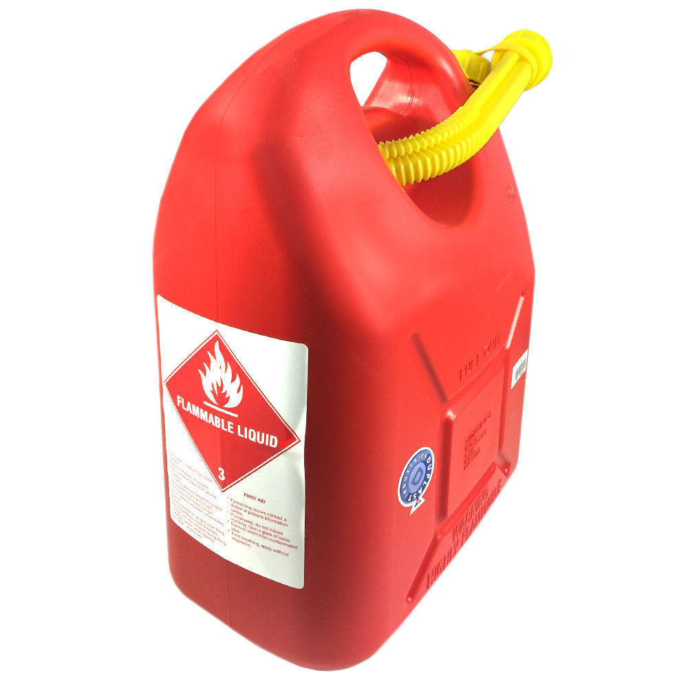 20L Petrol Fuel Container Red Heavy Duty Can Storage for Kerosene
