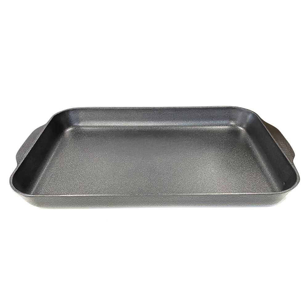 Extra large 43x30cm NonStick Shallow Oven Baking Tray/Roasting Pan w/Hanndle eBay