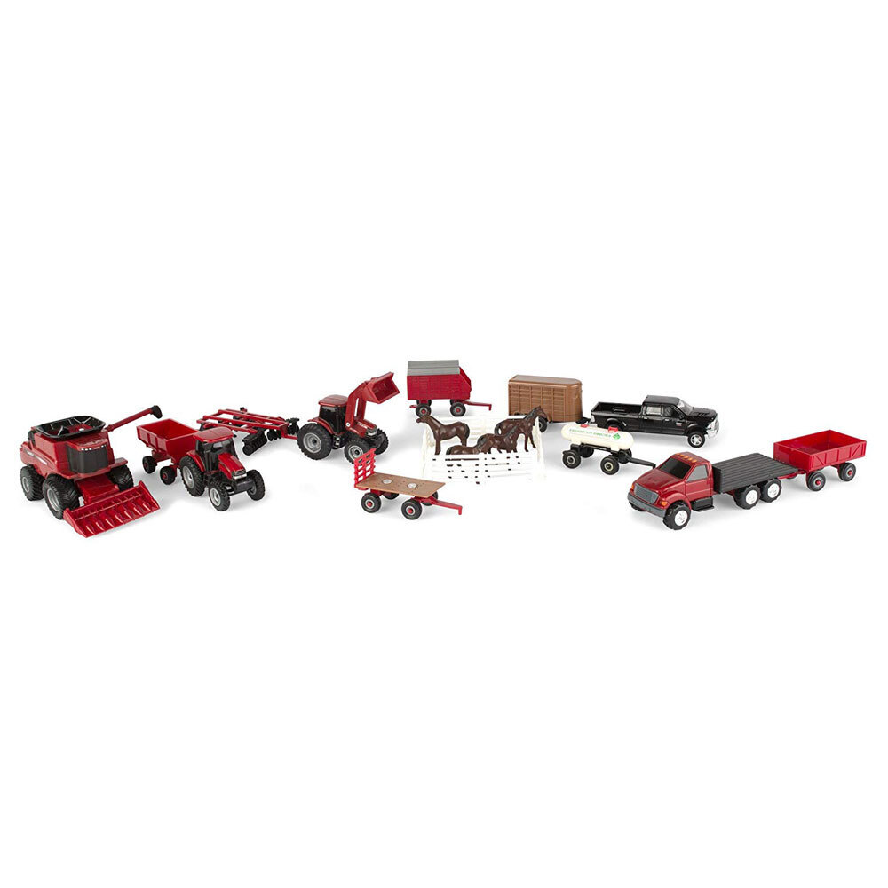 Case IH Farm Agriculture Diecast 164 Scale Vehicle/Animals Playset