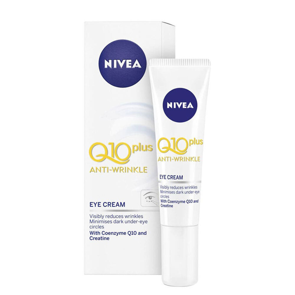 Nivea Line/Dark Circles Reducer Q10 Plus AntiAge/Wrinkle Eye Cream 15ml 4005808179671 eBay