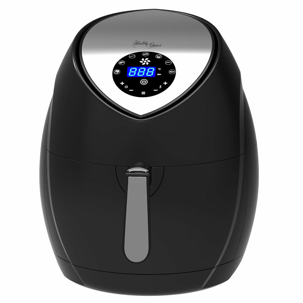Healthy Choice Digital Air Fryer 1800W 7L Oil Free Low Fat Kitchen