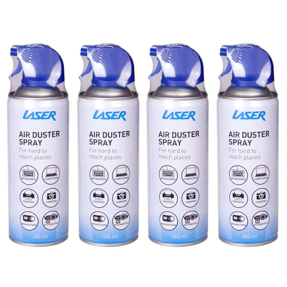 4x Laser Cleaning Air Duster 400ml Spray Cleaner for Camera eBay