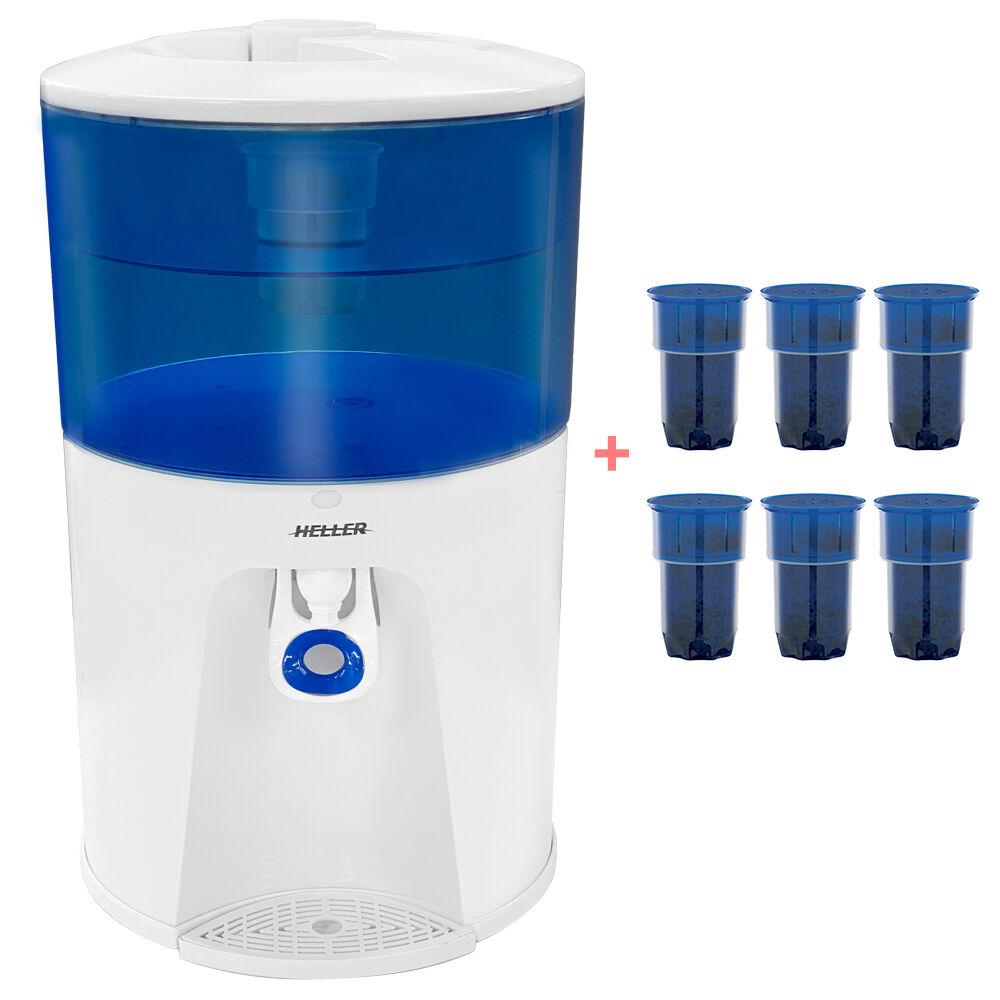 Heller 8 5l Bench Top Water Filter Cooler 6 Filter Replacements