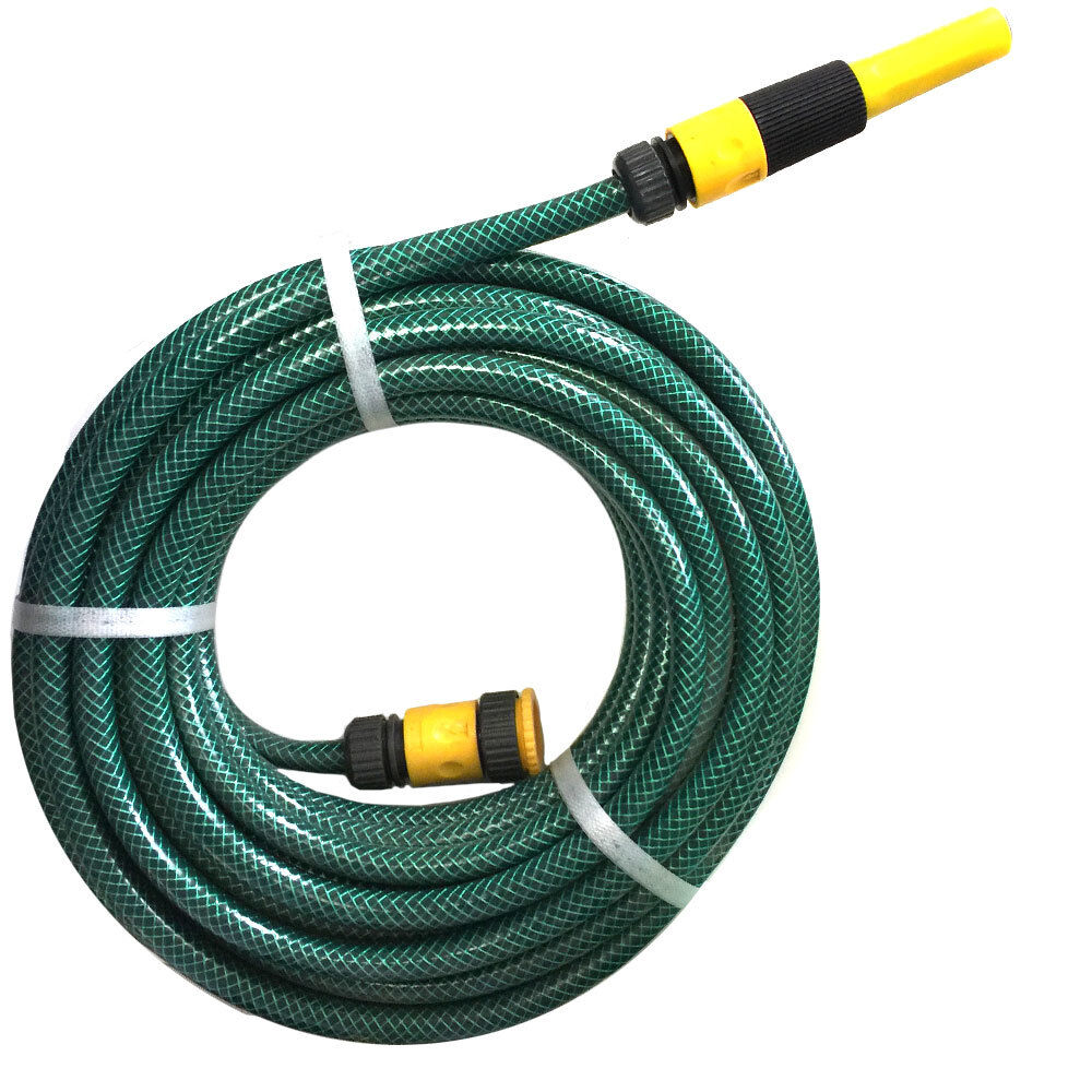 15m x 1/2" Fitted Australian Made Garden Water Hose Watering Spray/Pipe