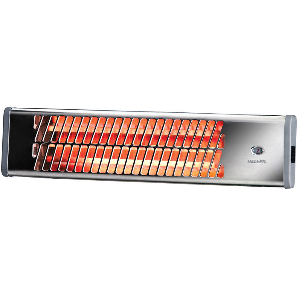 Heller IP21 Electric Strip Heater Indoor Heating 1200W Waterproof Wall