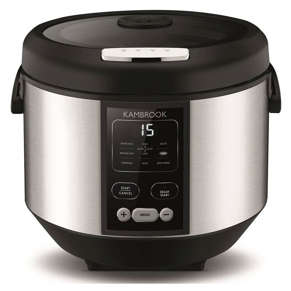Kambrook 700W 6L Health Steamer Plus 7 PreSet Multi Slow/Rice Cooker w