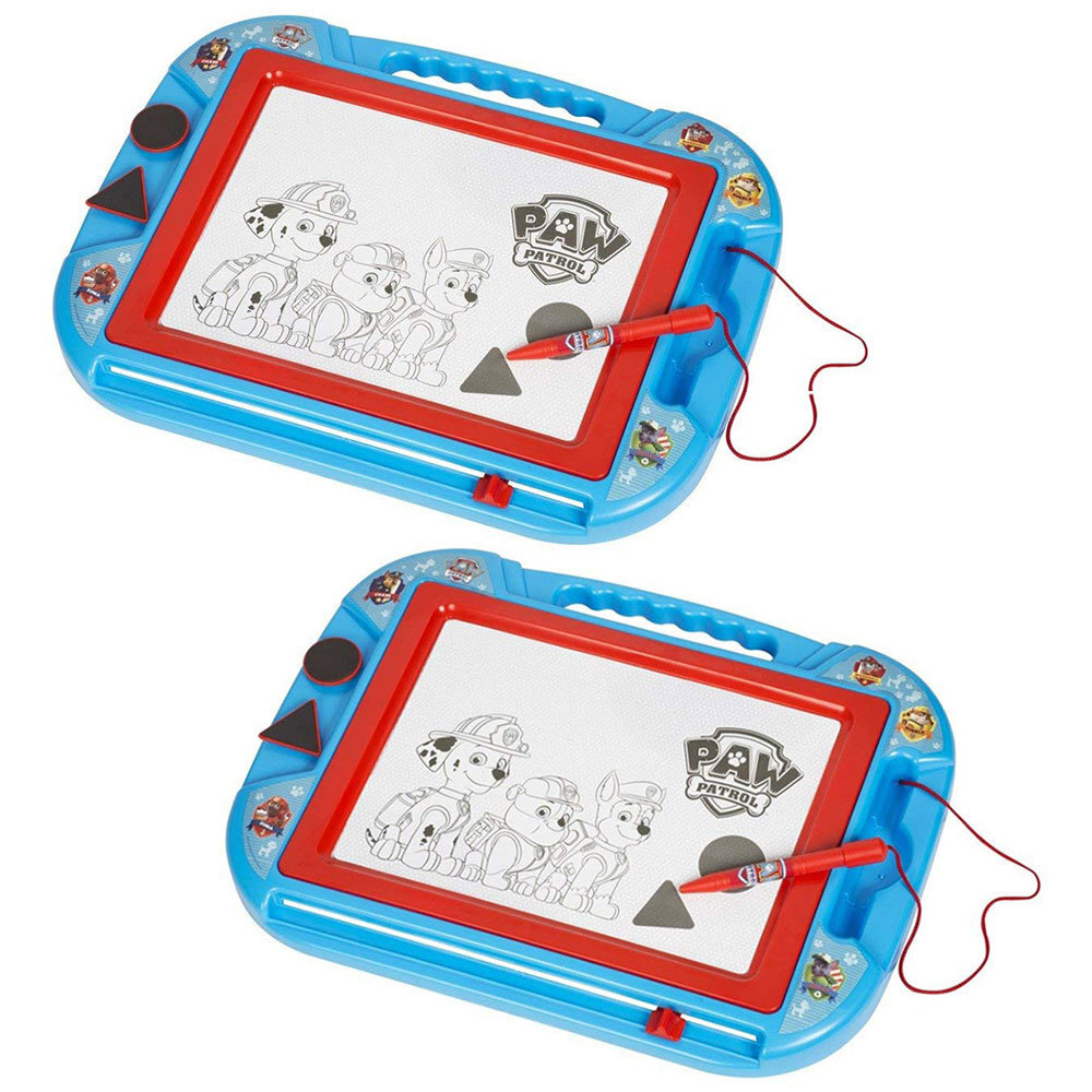 2x paw patrol magnetic scribbler w stamps pen online kg pwp online
