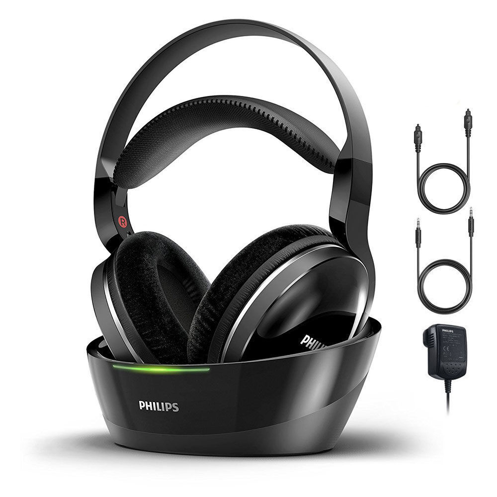 Philips Digital Wireless Headphones HiRes Audio for TV 3.5mm Optical
