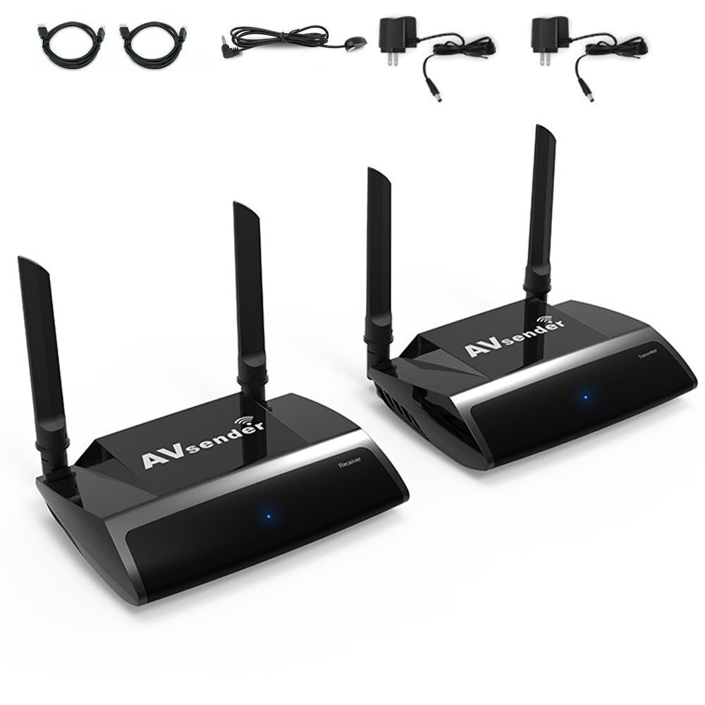 Wireless HDMI HD 1080P Video AV Sender Receiver Transmitter Loop Out IR