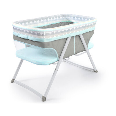 Ingenuity FoldAway Rocking/Sleeping Bassinet/Cradle Babies/Newborn - Juniper