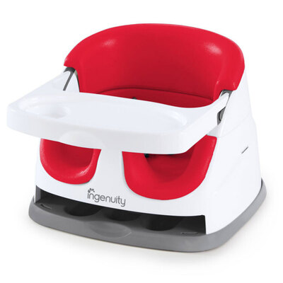 Ingenuity Baby Base 2-in-1 Booster Seat - Red