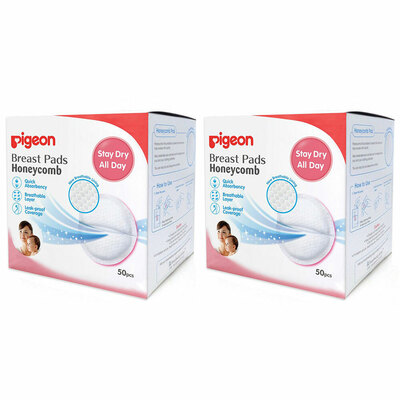 Pigeon 100pcs Breast Pads Honeycomb
