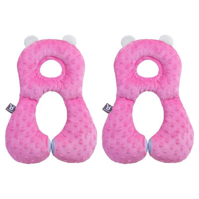 2PK BenBat Toddler Total Support Headrest & Neck Support - Pink