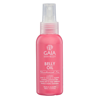 Gaia 95ml Natural/Organic Belly Oil Pregnant Moms/Ladies/Women Vegan Friendly