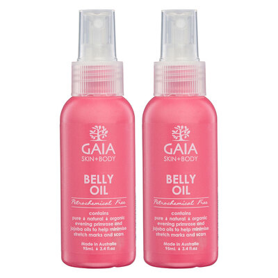 Gaia 190ml Natural/Organic Belly Oil Pregnant Moms/Ladies/Women Vegan Friendly