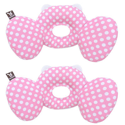 2PK Benbat Bear Hug Total Support Headrest - Soft Pink