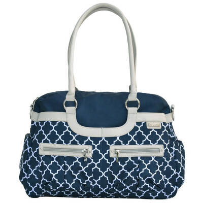 Satchel Nursery Bag Navy Arbor