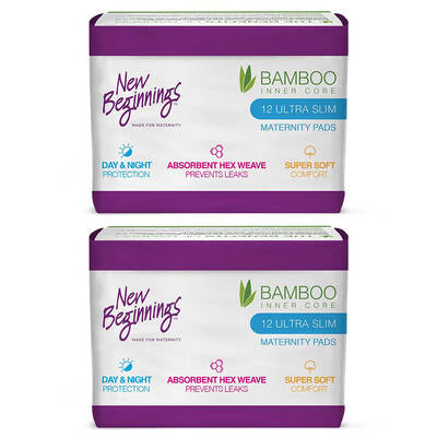 24PC New Beginnings Ultra Slim Maternity Pads