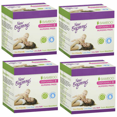160pc New Beginnings Disposable Nursing Pads